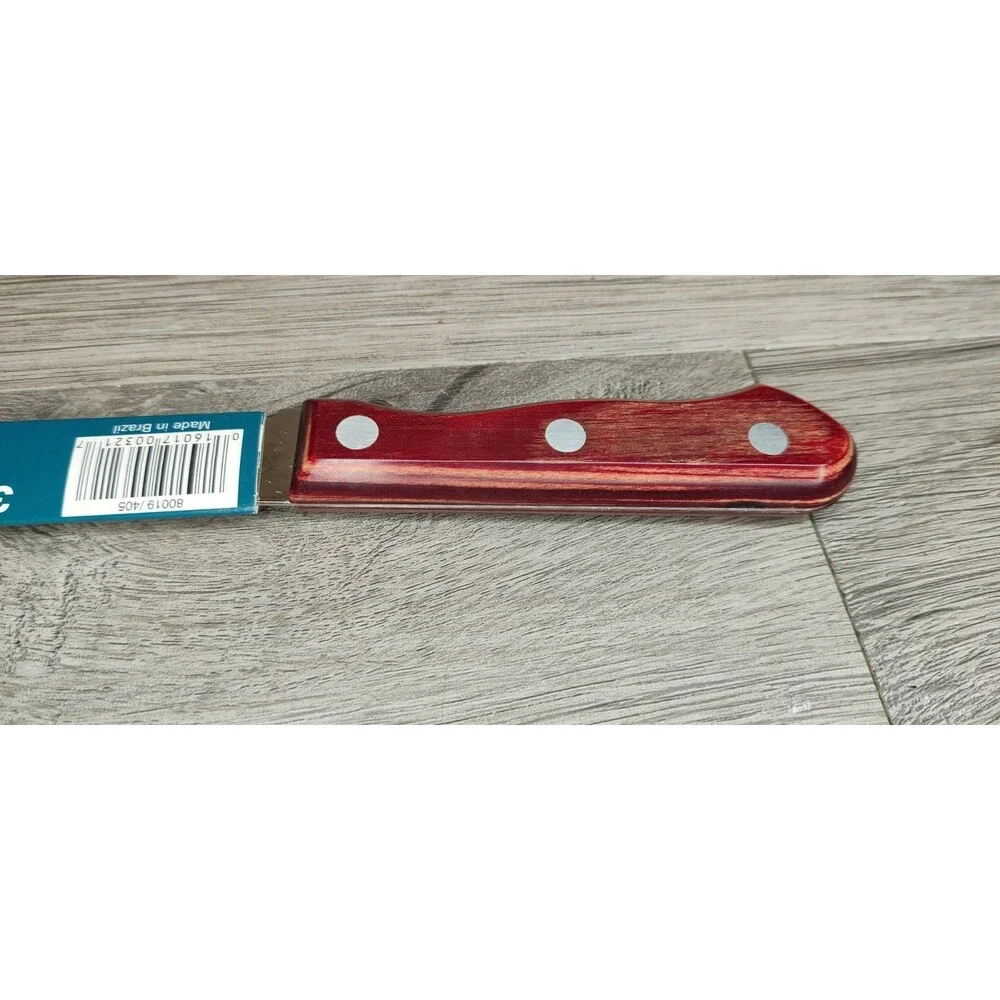 Tramontina 3-Inch Paring Knife Redwood Polywood Handle Made in Brazil